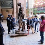 gandhi-statue-blocks-entrance-to-goldman-sachs